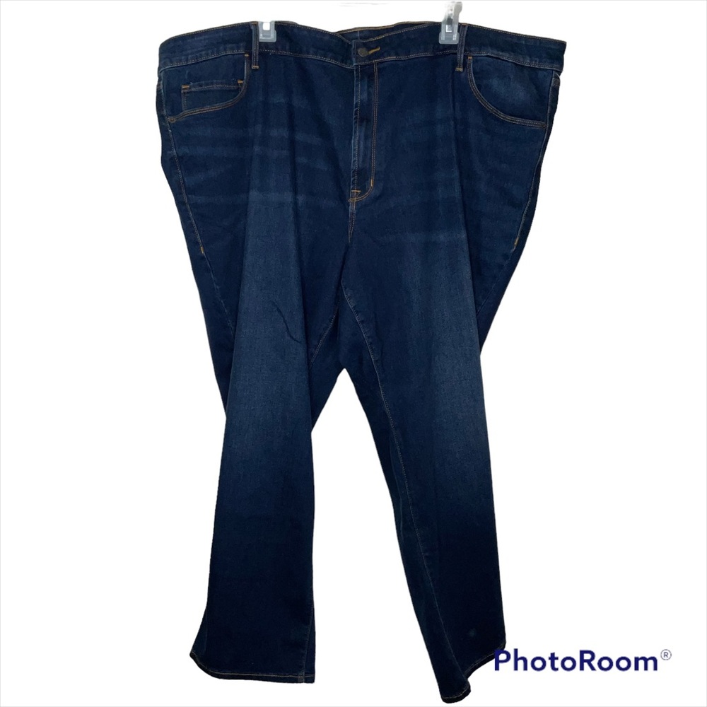 Old Navy 28 Short Jeans Fern Dark Wash MID-RISE POWER SLIM STRAIGHT